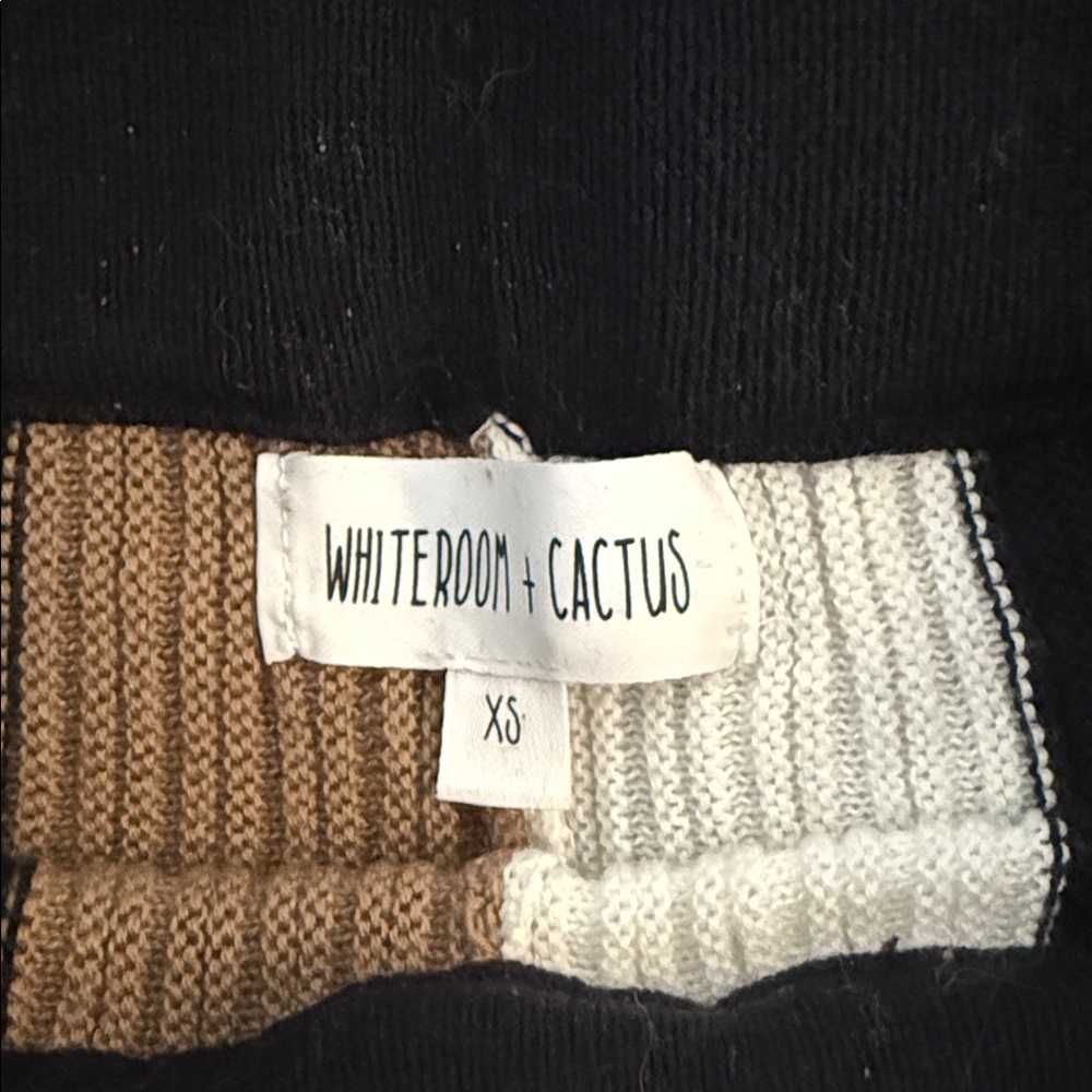 Vici Black, Brown + White Stripe Pant Set - Picture 7 of 7